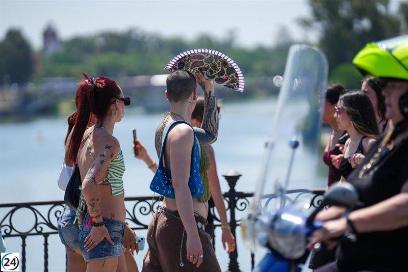 Cinco localidades de Jaén, Córdoba y Sevilla alcanzan temperaturas superiores a 42º el último domingo.