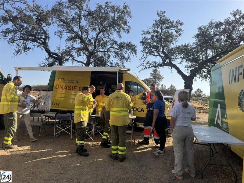 El Ayuntamiento califica el incendio de Aroche en Huelva como