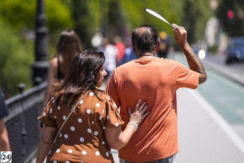 Montoro marca el récord de calor en España con 44,7ºC este sábado.