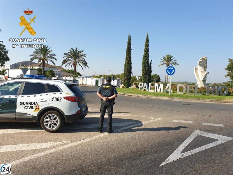 Un joven bajo investigación por incendio forestal en la ribera del Genil en Palma del Río, Córdoba.