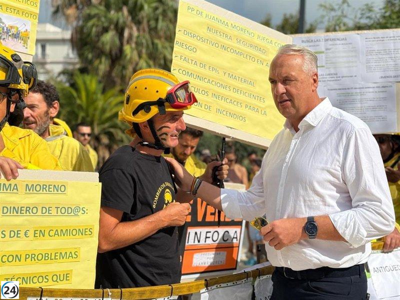 El PSOE-A critica a Moreno y Sanz por priorizar la especulación sobre la prevención de incendios.