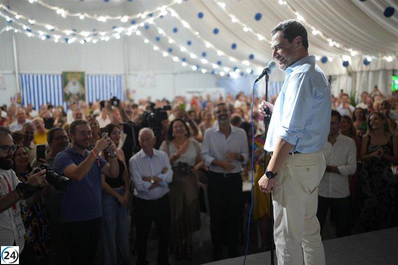 Moreno aboga por una mayoría social para las próximas elecciones y distingue el enfoque del PP como más respetuoso.