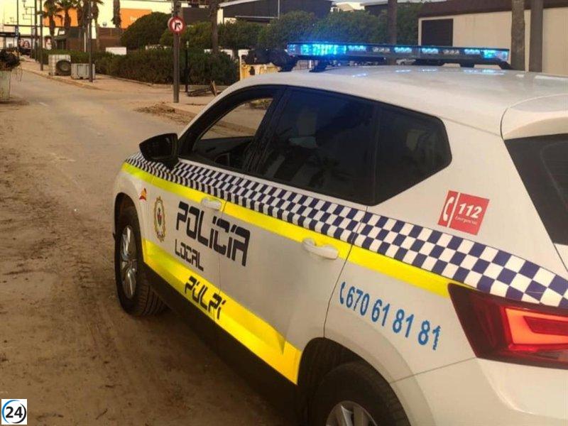 Arrestan a un joven en Pulpí por asalto y agresión sexual a una mujer.