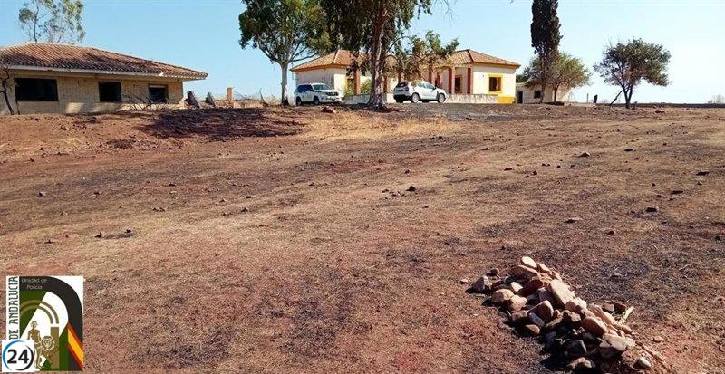 Identifican al sospechoso de un incendio en Linares, Jaén, ocurrido el 20 de julio.