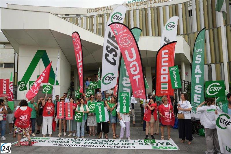 Marea Blanca y sindicatos se movilizan el martes por la sanidad pública.