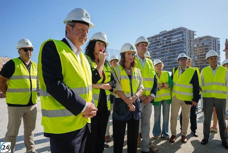 Avanza el soterramiento en Almería: ya lleva más de la mitad hecho y se espera concluir en 2026.