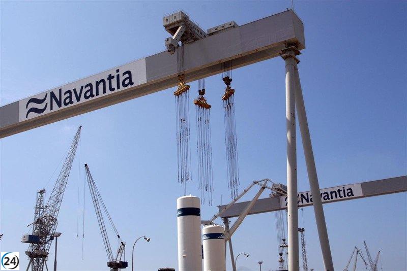 Navantia inicia la construcción de dos buques de acción marítima en Cádiz.