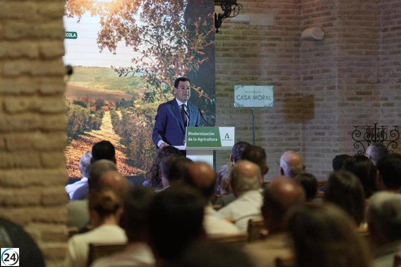 Moreno defiende el sector agrícola y critica la reducción de la PAC: