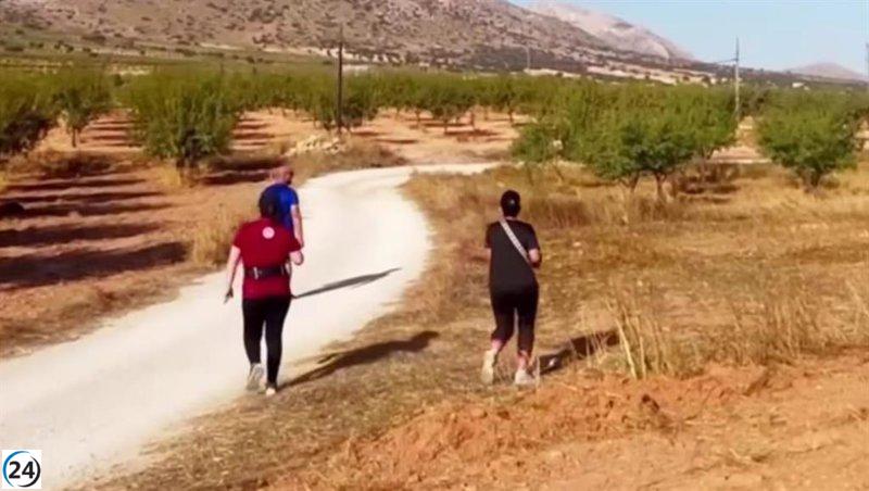 Buscar a la desaparecida en Chirivel: sin avances tras recorrer cuatro kilómetros.