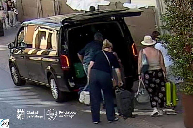 Acusan a empresa VTC de operar ilegalmente en Málaga con vehículos no autorizados para transporte de pasajeros.