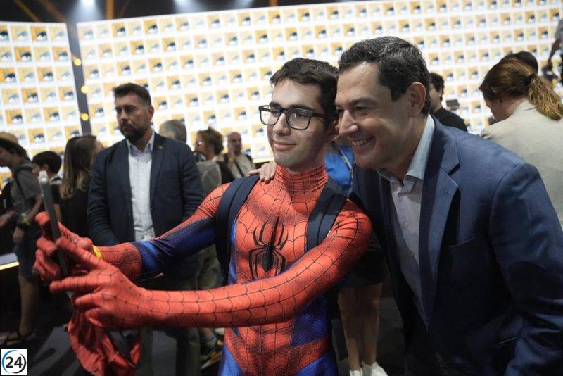 Moreno destaca un impacto de 50 millones post Comic-Con en Málaga y se compromete a mejorar la experiencia del evento.