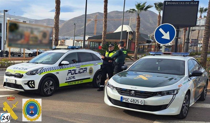Buscan al conductor que se dio a la fuga en Almería tras el atropello letal de un ciclista, cuyo vehículo fue identificado en la escena.