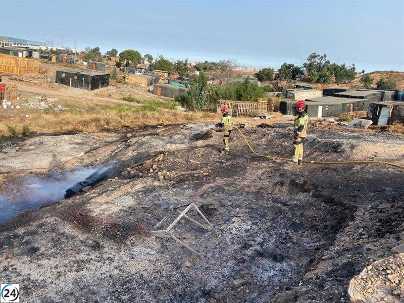 Nuevo incendio devasta más de 50 viviendas en asentamiento de Palos en menos de un mes.