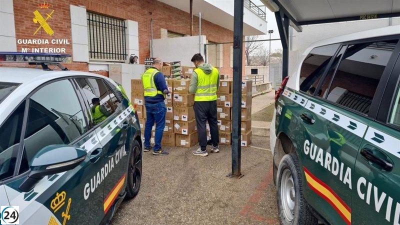 Aprehenden 24,500 vapeadores ilegales en camiones en Sevilla, incluyendo uno proveniente de Polonia.
