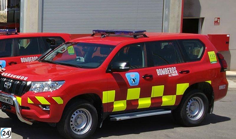 Trágico accidente en Vícar: un muerto y tres heridos tras choque entre coche y furgoneta.