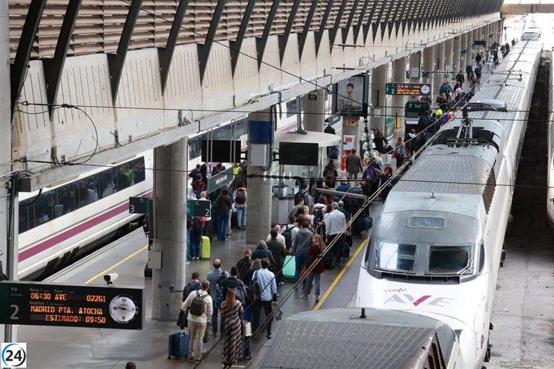 Restablecido el servicio en la alta velocidad Sevilla-Córdoba, aunque con retrasos de hasta 28 minutos por problemas en la señalización.