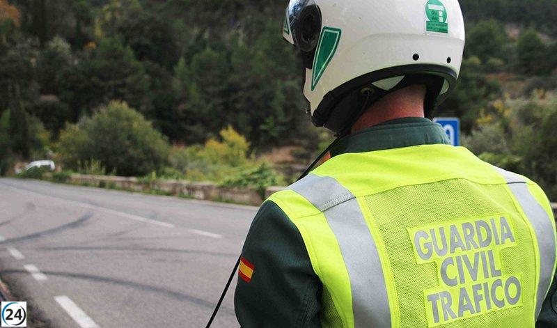 Un joven de 19 años fallece y seis personas resultan heridas en accidente de tráfico en la A-49, Trigueros (Huelva).
