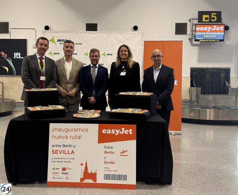 Sevilla expande su conectividad global con cuatro nuevas rutas a Berlín, Lyon, Milán Malpensa y Ámsterdam.