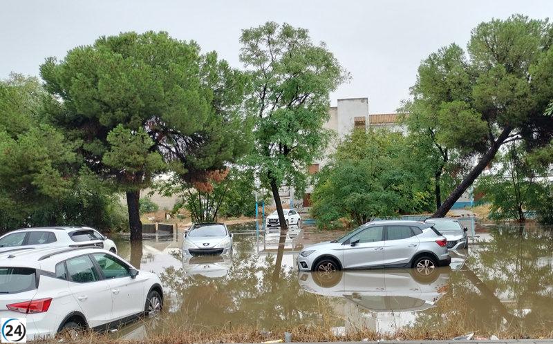 Andalucía reporta cerca de 1.300 incidentes por lluvias y prevé un nuevo embate de tormentas.