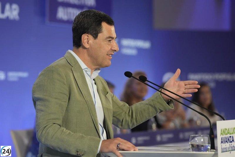 El PP-A inicia este viernes en Sevilla su 17º Congreso regional, donde Moreno se prevé que sea reelecto como líder.