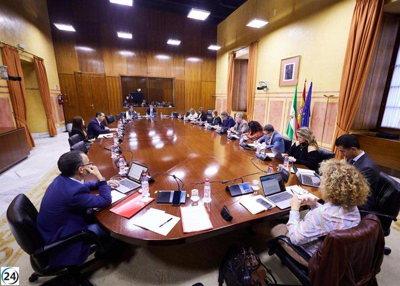 Agentes sociales presentan su visión del Presupuesto 2026 en el Parlamento andaluz.