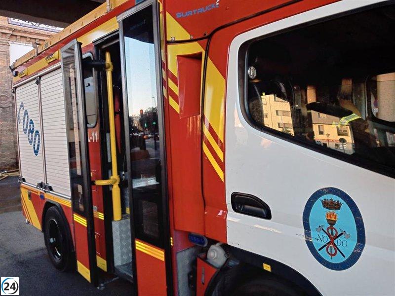 Incendio total en Gelves: un herido grave y otro afectado dejan la vivienda en cenizas.