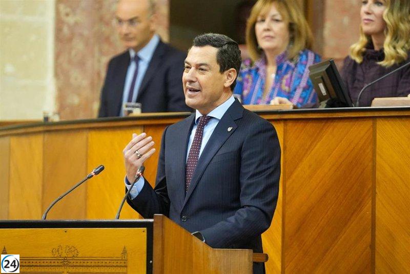 Moreno aboga por la cohesión en Andalucía frente a los 