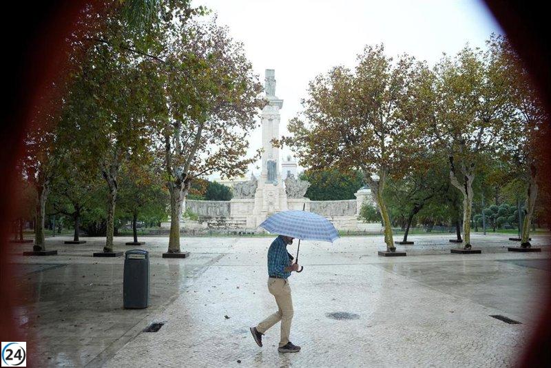 Cádiz enfrenta un aviso amarillo por fuertes lluvias y tormentas este domingo, con posibles acumulaciones de hasta 15 litros por metro cuadrado en una sola hora.