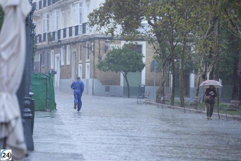Andalucía declara estado de emergencia por inundaciones debido a la Borrasca Emilia en Huelva, Cádiz y Málaga.