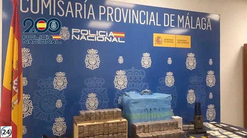 Cinco arrestos por intento de robo en una guardería de drogas en Benalmádena con dos toneladas de hachís.