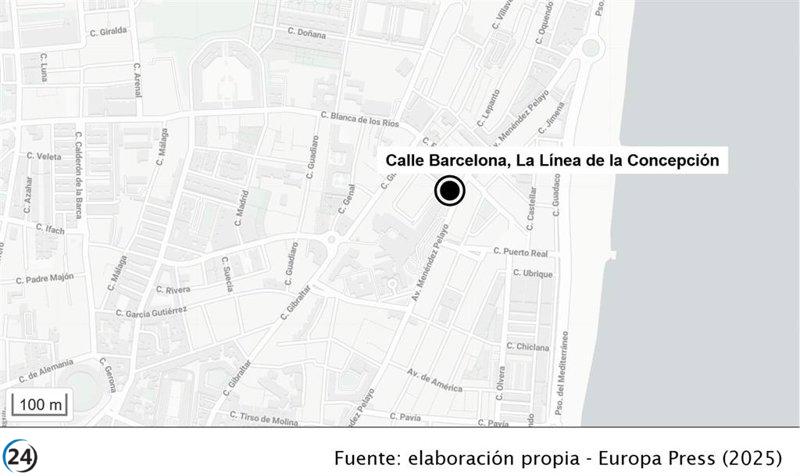 Cinco personas, incluyendo a tres niños, sufren intoxicación por monóxido en un hogar de La Línea (Cádiz).