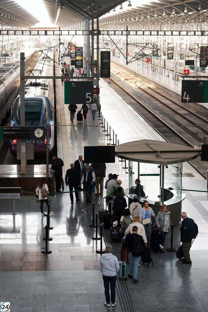 Renfe amplía su servicio Avlo en la ruta Madrid-Málaga para respaldar a los pasajeros de Ouigo afectados por cancelaciones.