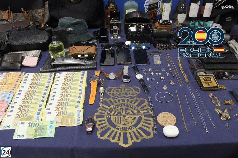 Desmantelan en Málaga a grupo delictivo responsable de varios robos en mansiones.