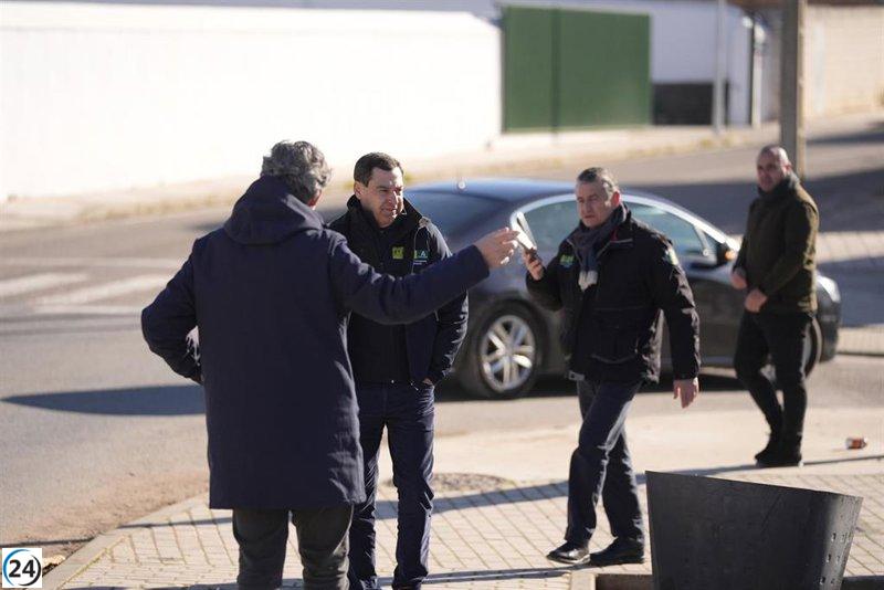 Moreno declara tres días de duelo oficial por el trágico accidente en Adamuz.