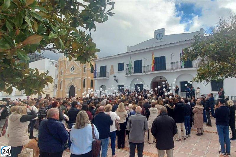 Alhaurín el Grande rinde tributo a Victoria, víctima de la violencia de género.
