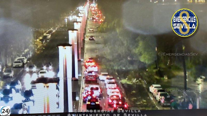 Sevilla declara preemergencia por el temporal y cierra múltiples calles tras caída de árboles.