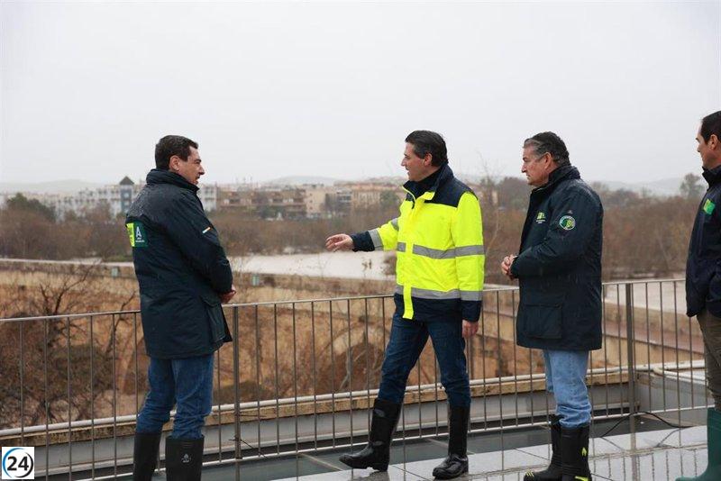 Juanma Moreno revela que el 75% de los cultivos herbáceos sufrieron pérdidas millonarias.