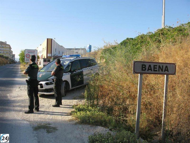 Arresto en Baena por el robo de relojes históricos y armas valorados en 4.000 euros.