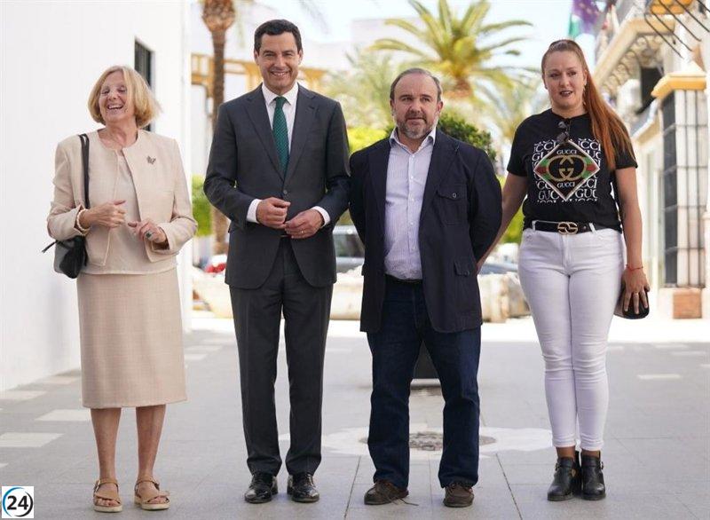 Moreno presiona a Sánchez por decreto de sequía y obras de emergencia ante influencia andaluza.