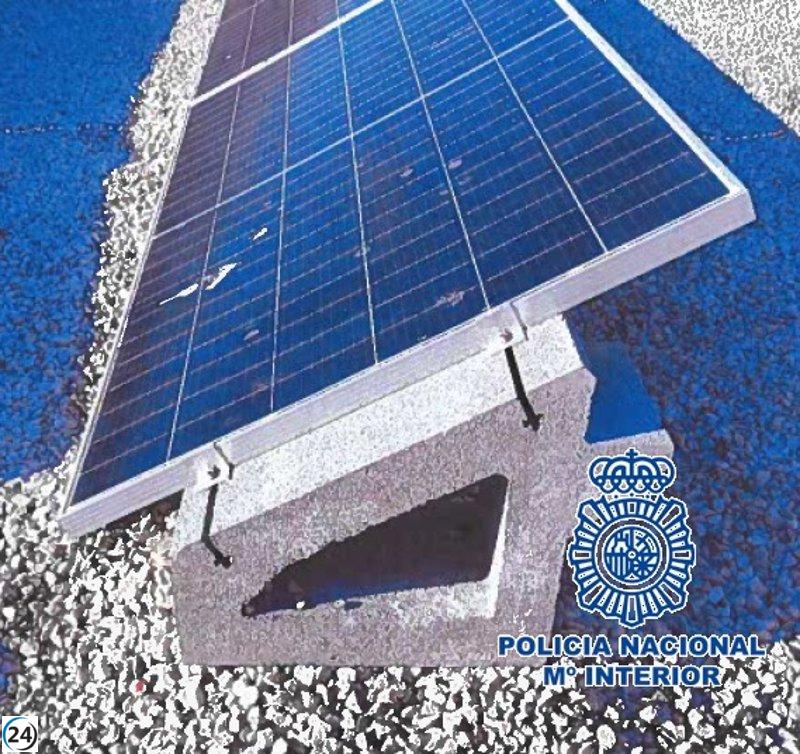Incautados 1.500 soportes de hormigón para paneles solares por violar derechos de propiedad.