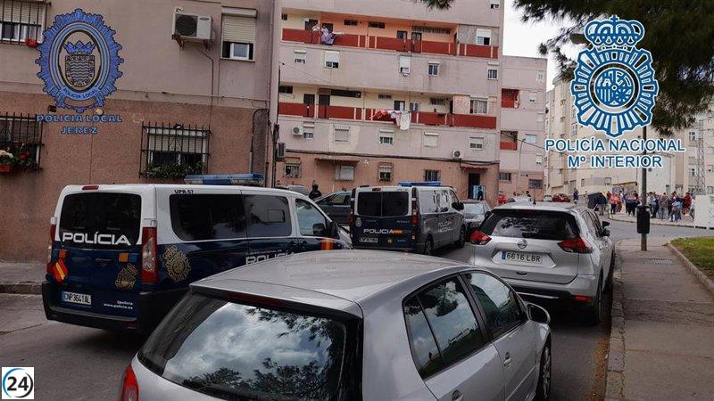 Detenida en Jerez acusada de dedicarse al tráfico de cocaína en familia.