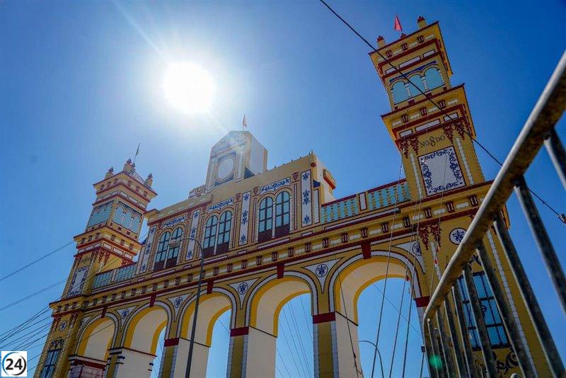 Hoy comienza la Feria de Sevilla con la iluminación de miles de bombillas.