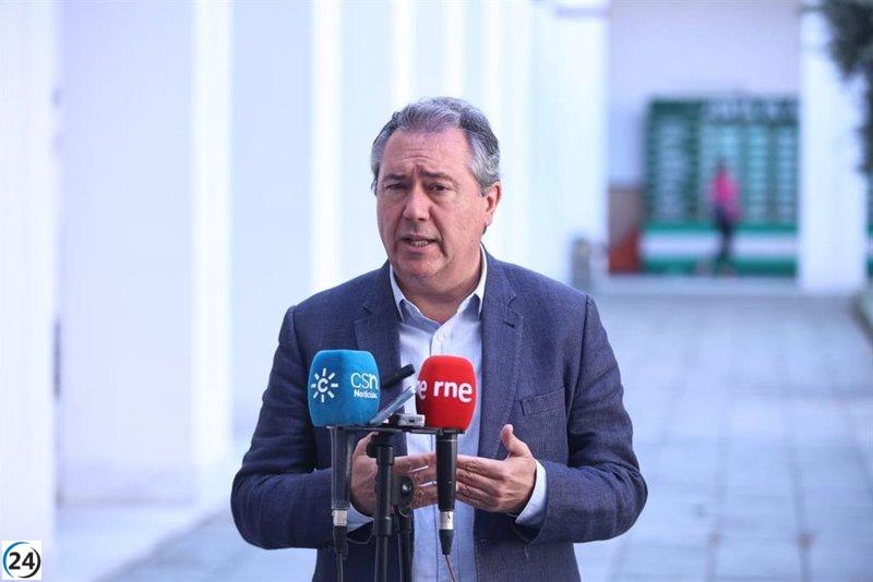 Espadas pide a Moreno no cuestionar a Europa y critica ataques a Planas.