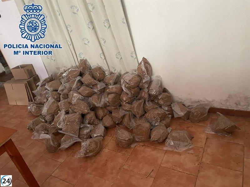 Desarticulada red de contrabando de tabaco en Jaén: 16 detenidos y 25.000 kilos intervenidos.