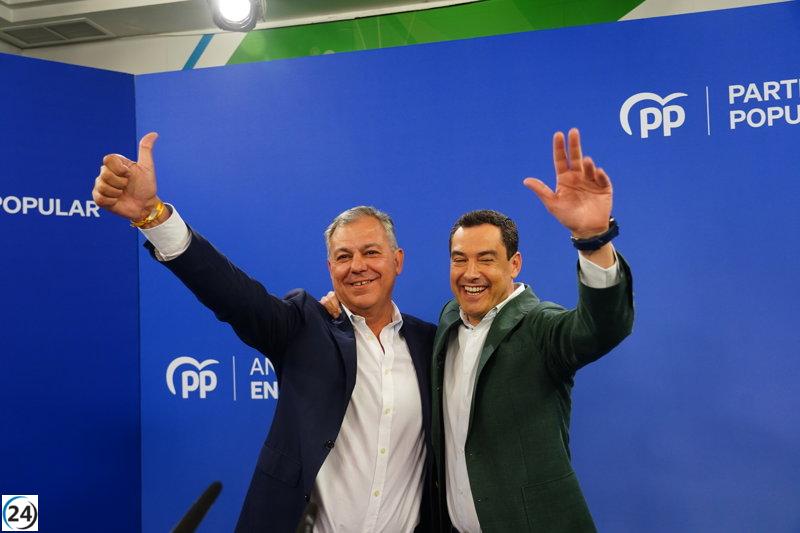 PP obtiene mayoría en Sevilla capital con 14 concejales y Sanz gobernará solo.