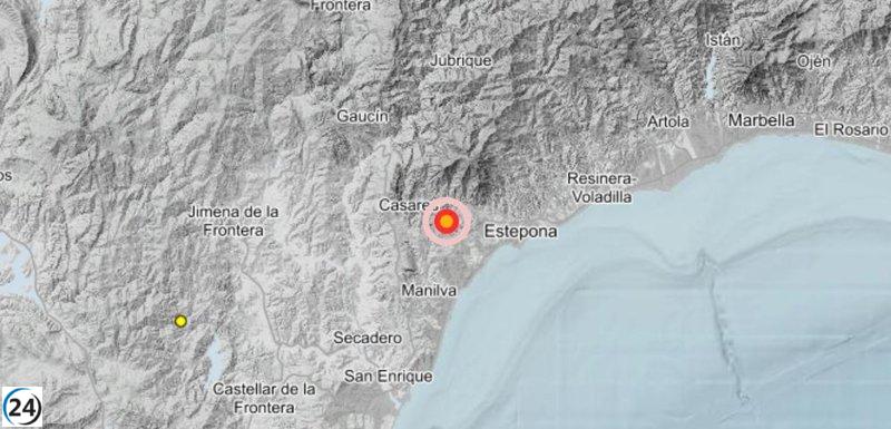 Terremoto de magnitud 3 registrado en Casares (Málaga)