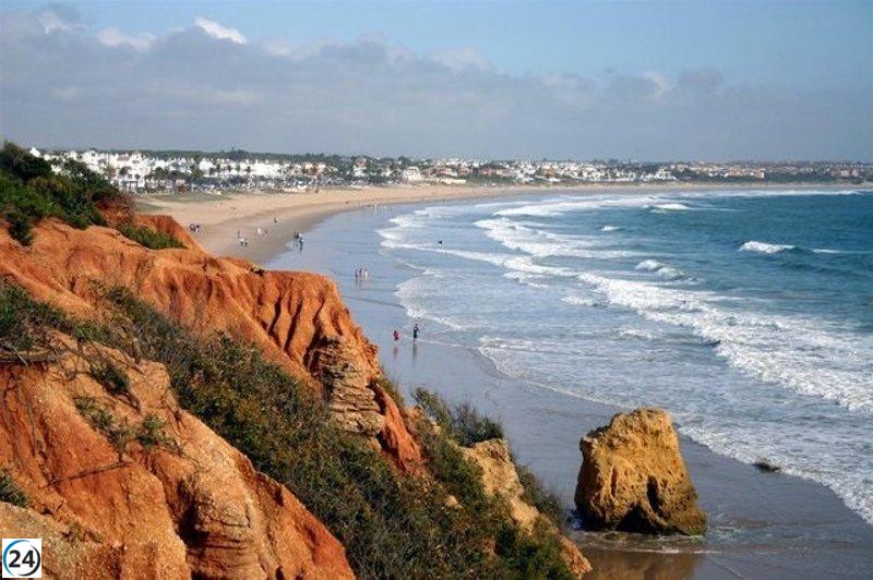 Triste fallecimiento de una mujer ahogada en la playa de la Barrosa de Chiclana (Cádiz) a los 68 años.