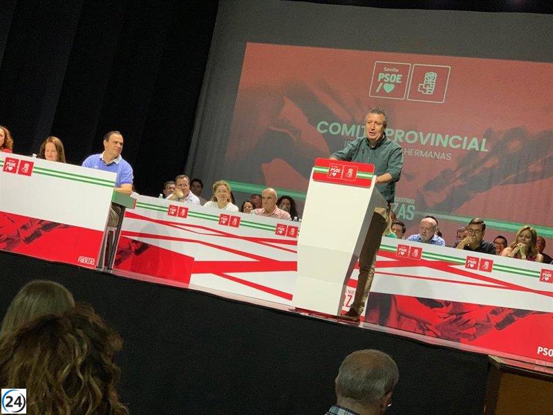 Javier Fernández, del PSOE de Sevilla, elegido para presidir la Diputación.