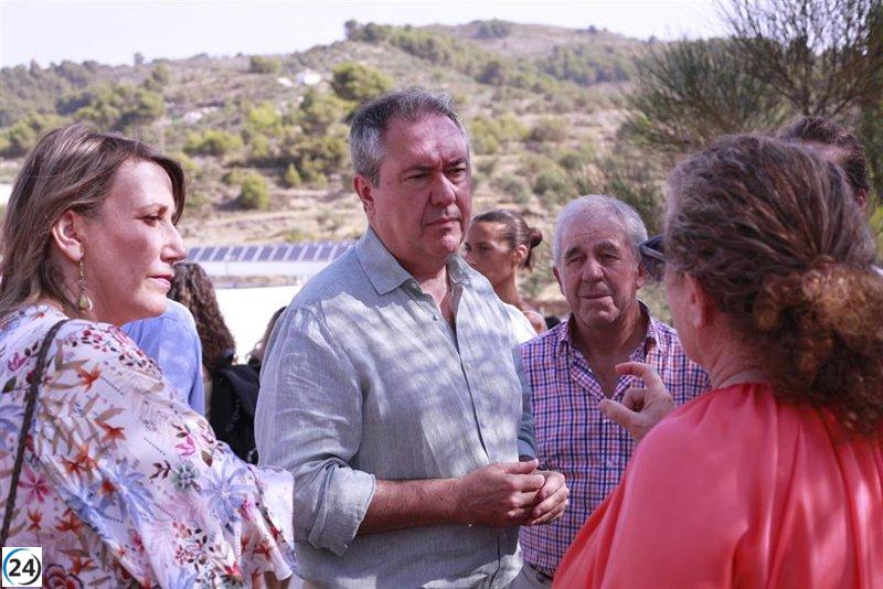 Espadas insta a Moreno a no seguir el discurso engañoso de Feijóo que afecta su idoneidad como presidente del Gobierno