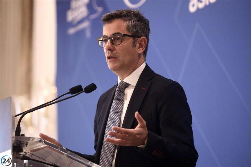 Bolaños respalda fondos para Andalucía y critica a la Junta por baja ejecución